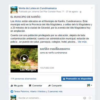 terreno para casa en facebook
