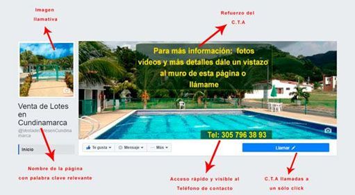 encontrar terreno facebook