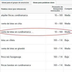 encontrar terreno con facebook